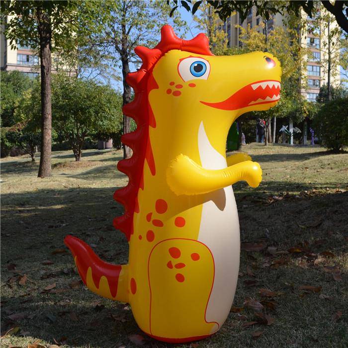 Large 95cm inflatable dinosaurs, toys, children's PVC balloon fitness cartoon boxing gift