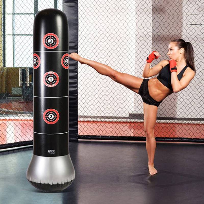 Stress without inflatable boxing pillars, furnishings, boxing special combat training device vertical equipment, household bag