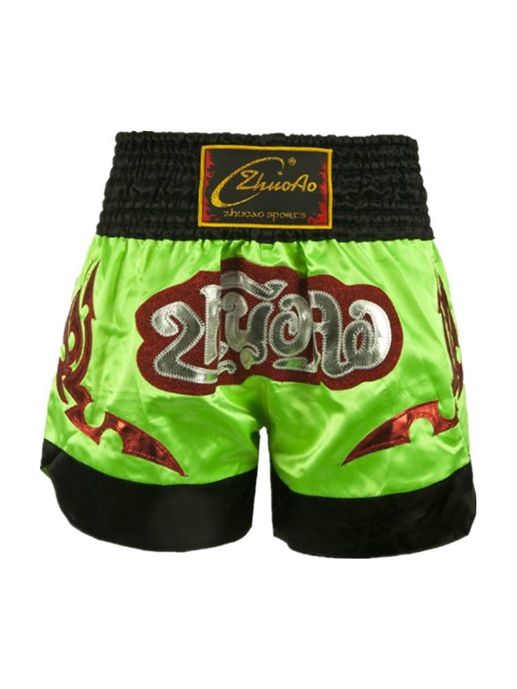 Muay Thai short pants combat shorts boxing shorts Children adult fighting training service men and women fight pants disperse