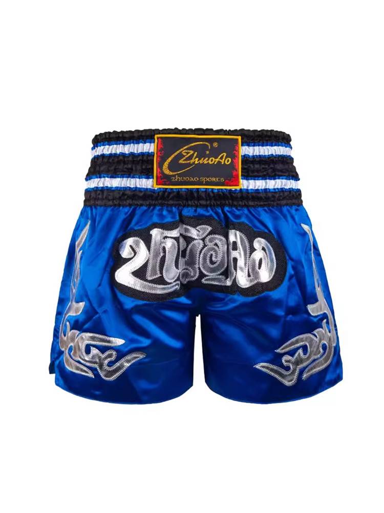 Muay Thai short pants combat shorts boxing shorts Children adult fighting training service men and women fight pants disperse