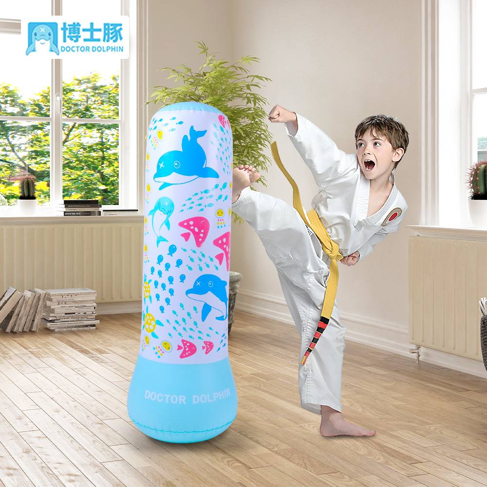 Doctoral dolphin inflatable dumped toy baby puzzle baby child children boxing exercise large early education toys
