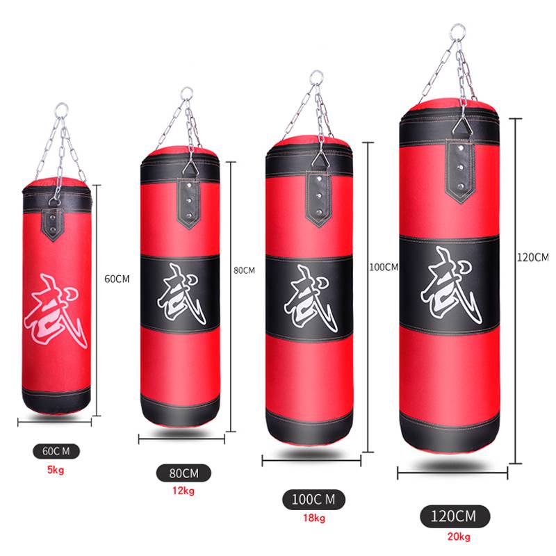 Boxing sandbags Sanxian solid heart -empty heart Thai tajekjip -fighting training equipment adult children's household sandbags