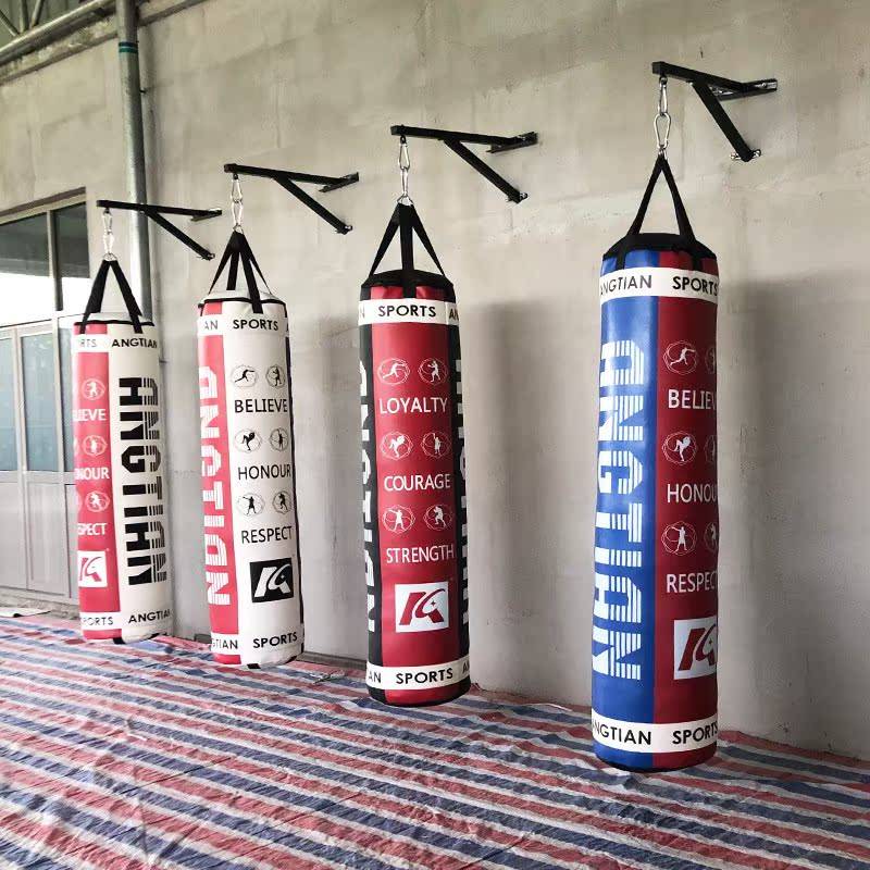 Factory Direct Sale of Hanging Solid Salon Sand Bags Children Adult Fighting Training Sand Bag Free Print LOGO Boxing