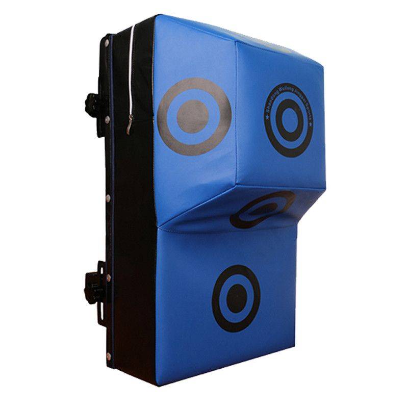 A blue wall target