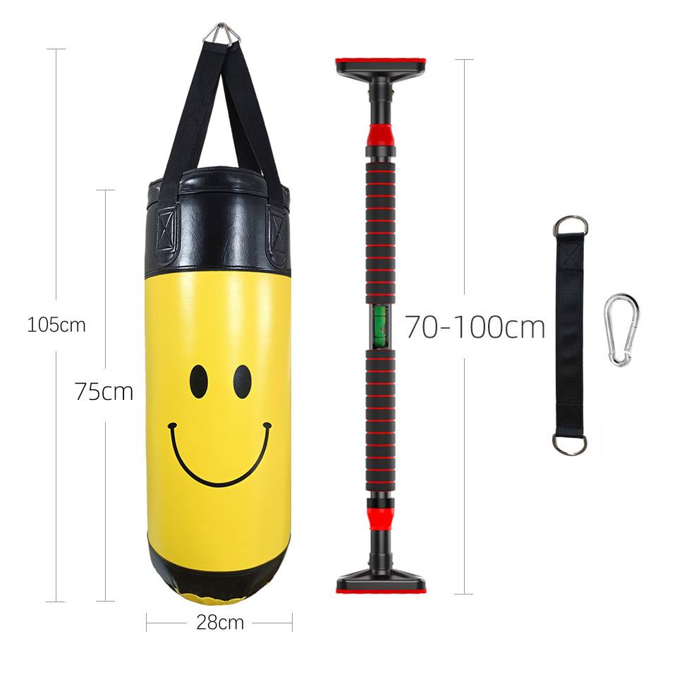 Smiley sandbag + single bar (70-100 cm)