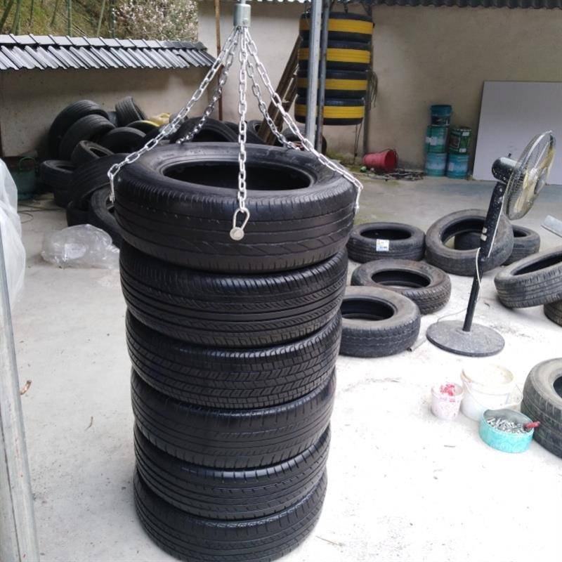 Six sets of stacks plus full chain + hook