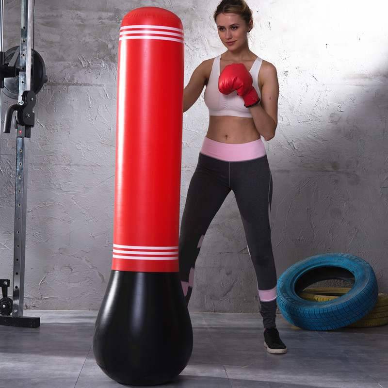 Thailand sells golden inflatable boxing pillars adult fitness sandbag children's tumbler to make thick toys