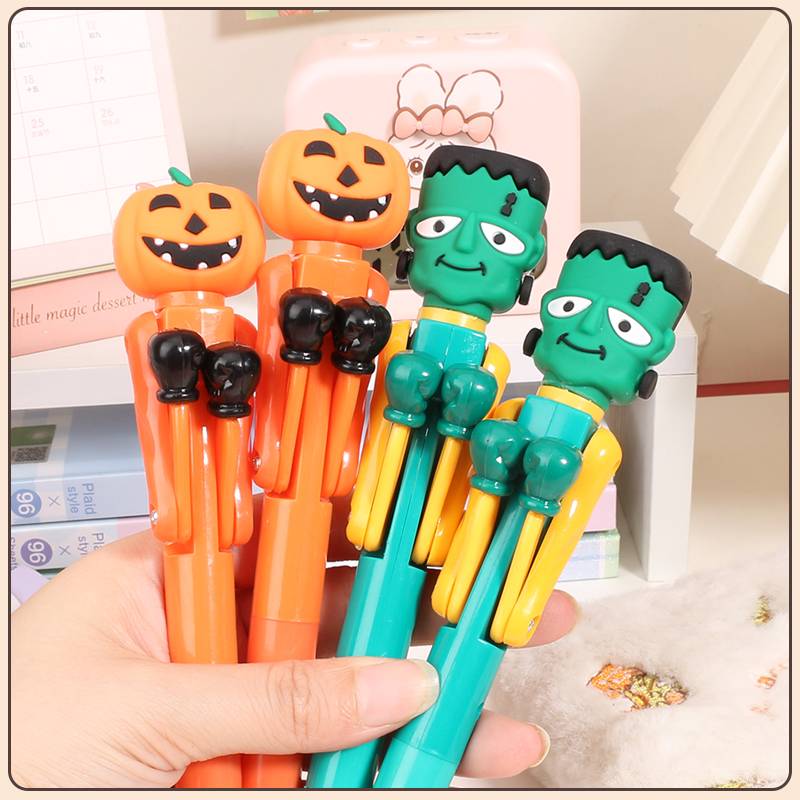 Pumpkin and Frankenstein two