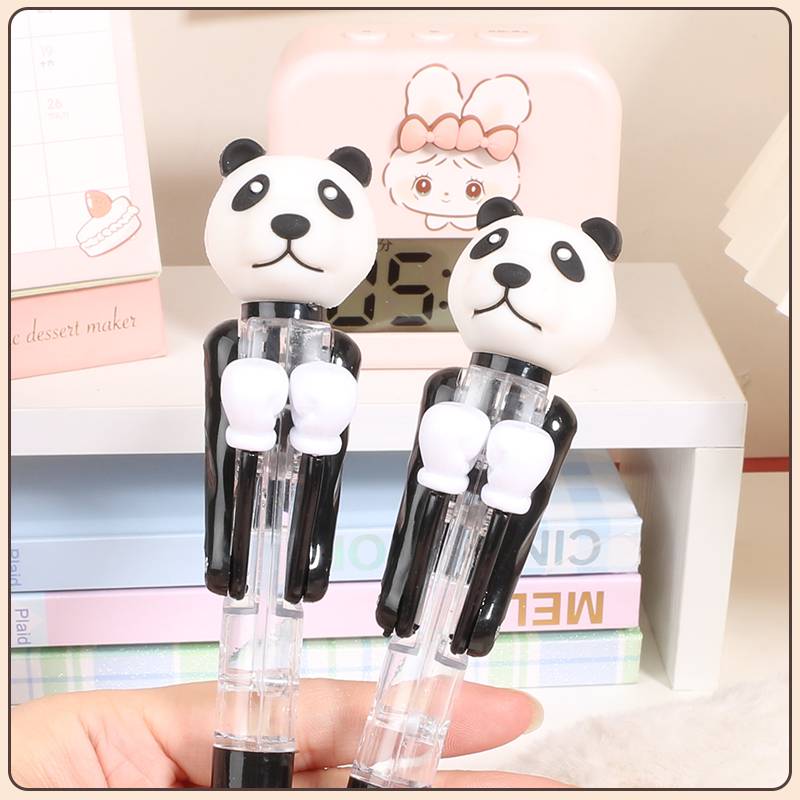A panda boxing pen