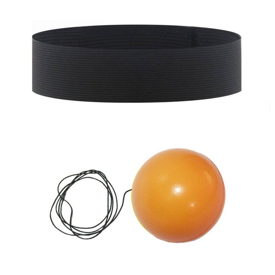 Orange ball plus head on