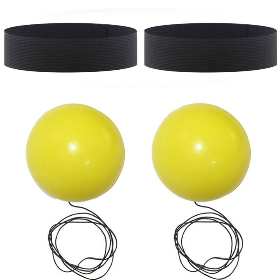 Yellow ball + yellow ball + two heads to wear