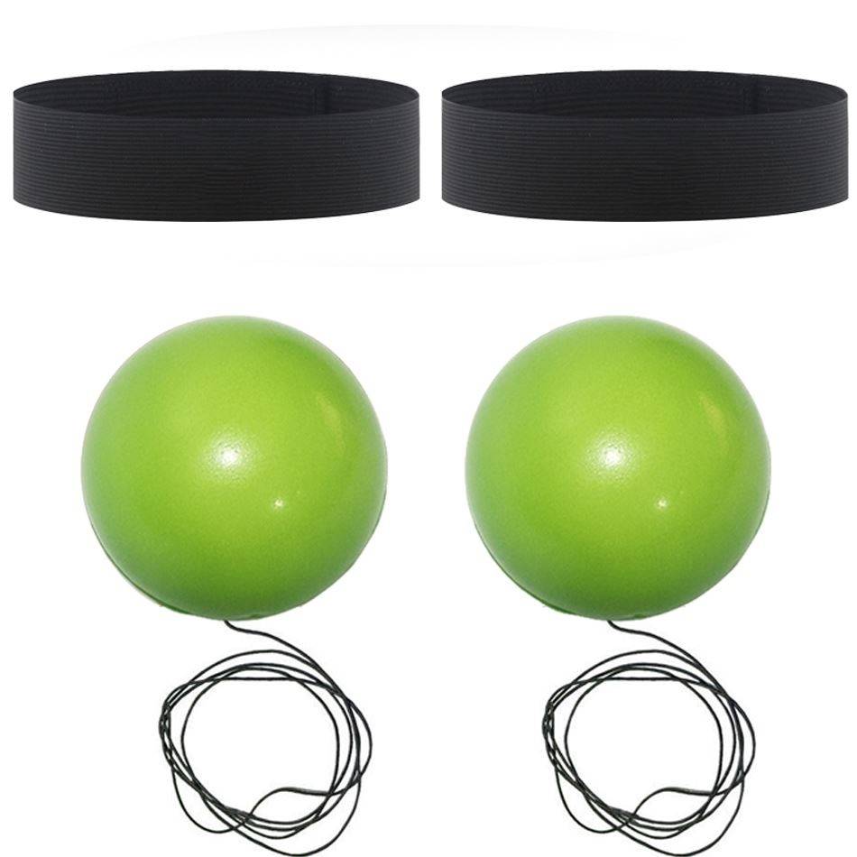 Green ball + green ball + two heads on