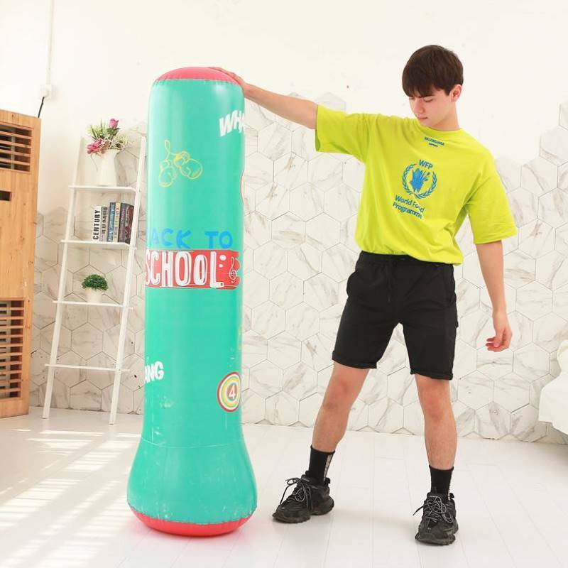 New spot explosion youth children's inflatable boxing sandbag training device Equipment Factory Sports Large Children