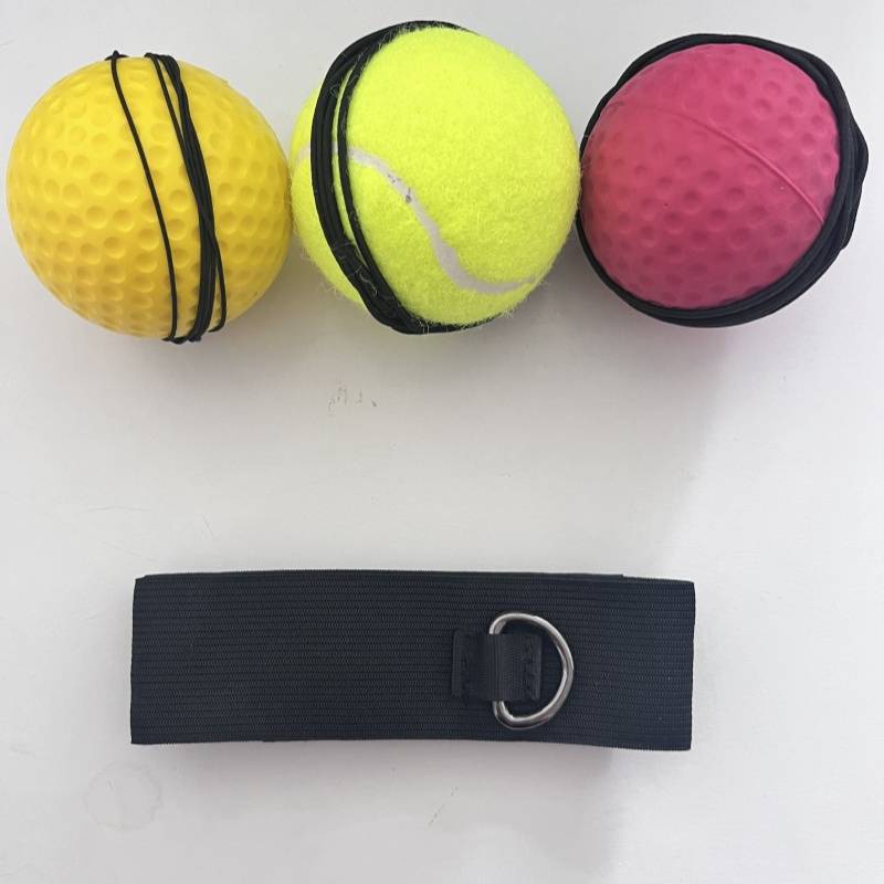 Adjustable bullet headband + light ball + hard tennis + hard weight ball