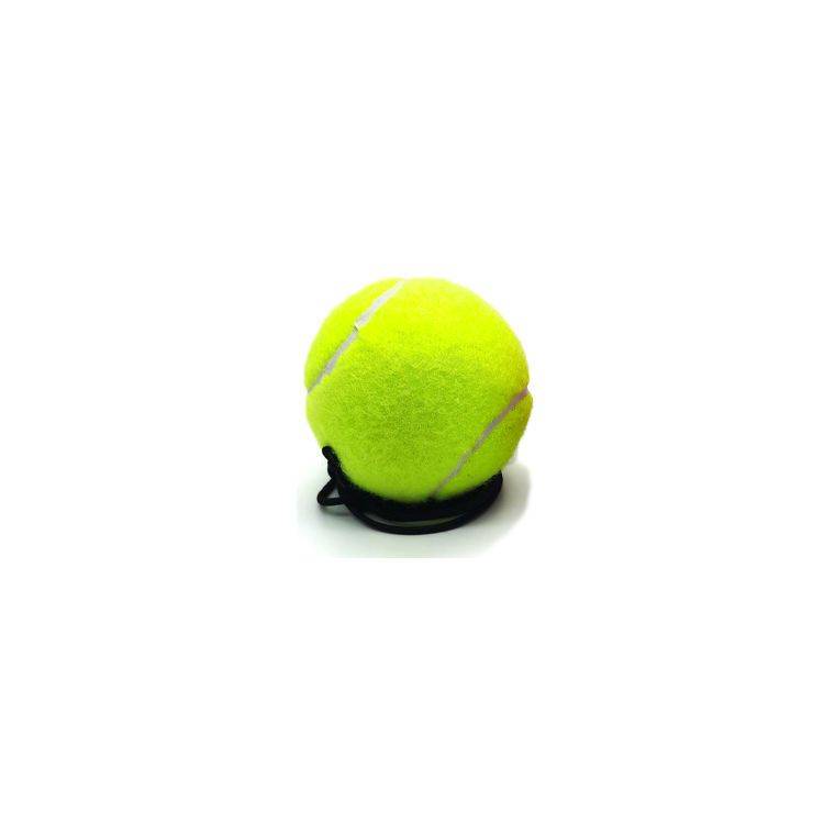 A yellow hard tennis ball