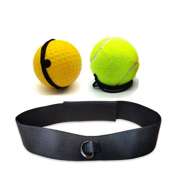 flexable bullet headband + light ball + hard tennis