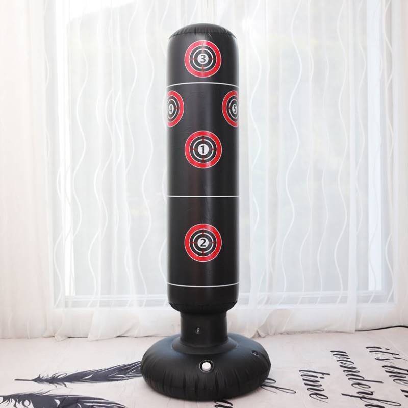 Boxing bag young inflatable sand bag children's new children's explosion equipment hit the column to decompress the family's loose thickening