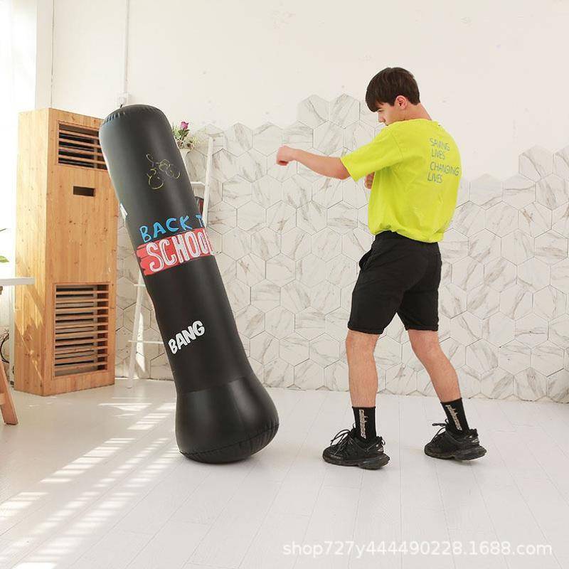 Inflatable Downship Boxing Pillar Spot Sports Strike Explosion Large Bag Family Toys Household Manufacturers Thick models