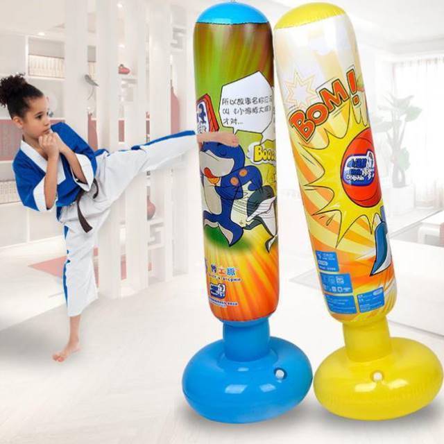 Boxing sports Household combat decompression Boxing inflatable column fitness bag is not large toys