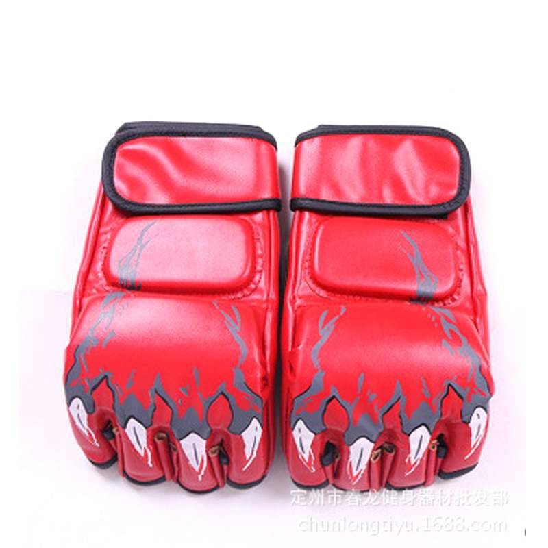 MMA Thick Sanda Boxing Boxing Half Finger Gloves Gloves Fitness Gloves Fighting Sandbags Fighting Fist