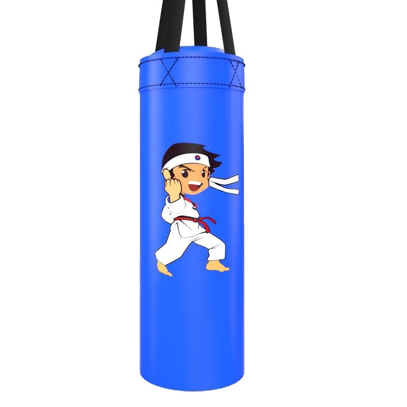blue kicks 60 and child sandbags