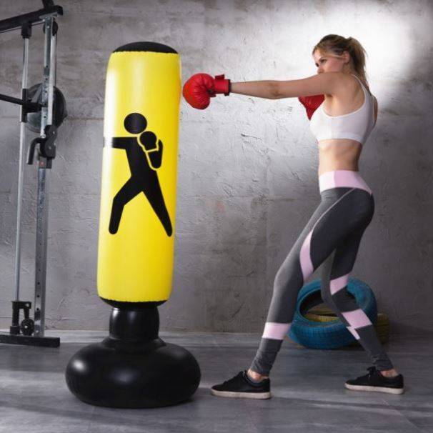 Fighting Sanda Household New Flat Flat Falling Poin Pillar Sports Training Device Young Bags Not Health Bag