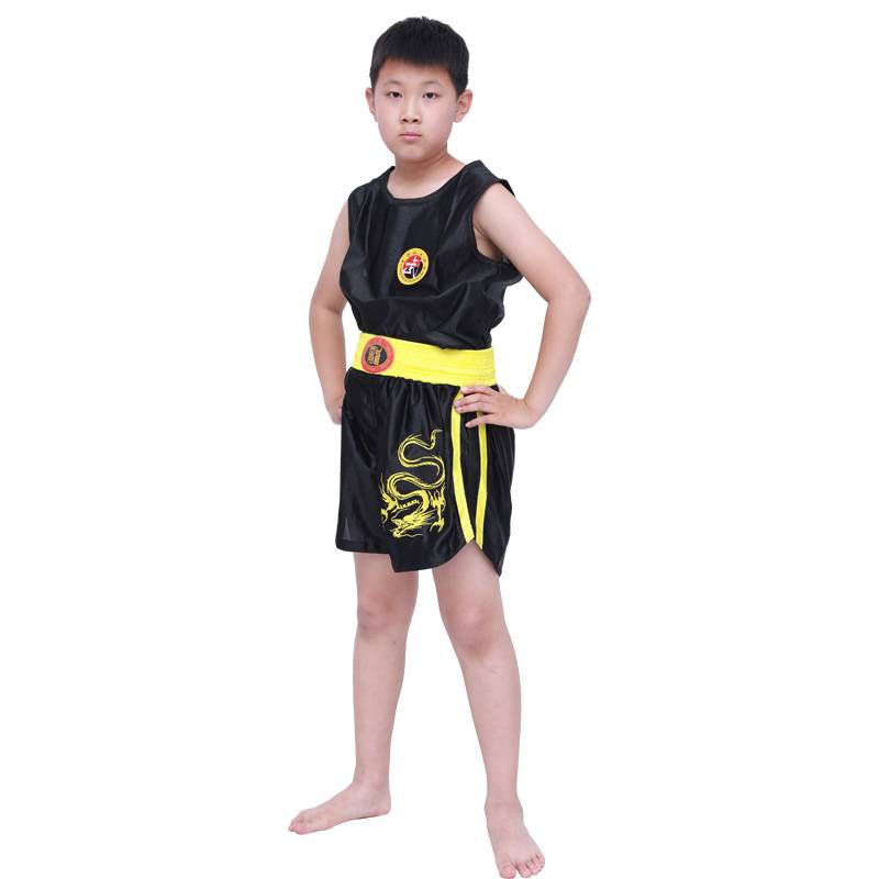 Sanfu Boxing Fighting Server Sanja Takurace Muay Thai Shorts Male and Children's Martial Arts Training Clothing