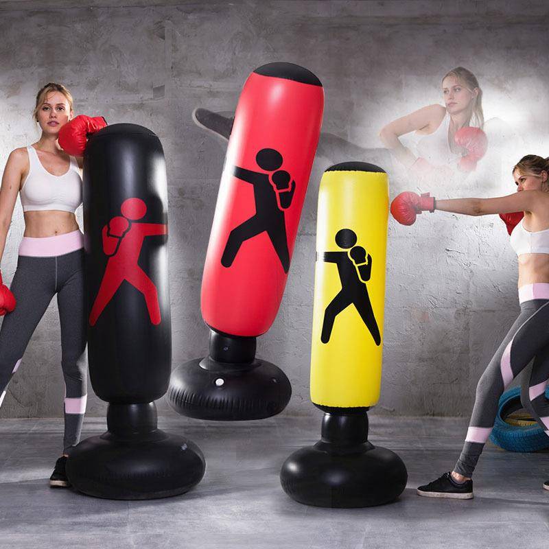 Factory spot inflatable boxing column Adult thickened PVC fitness leakage, water pumping sandbags, felling pillars