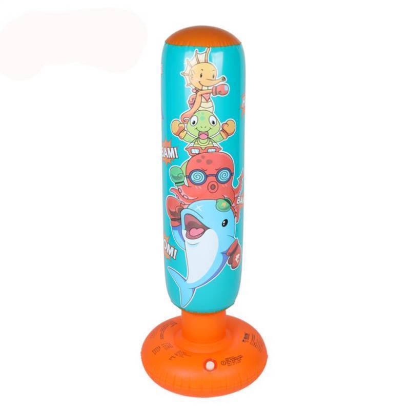 Thickened children's inflatable boxing column fighting fitness pressure extra large spot training device Sanda manufacturer toys