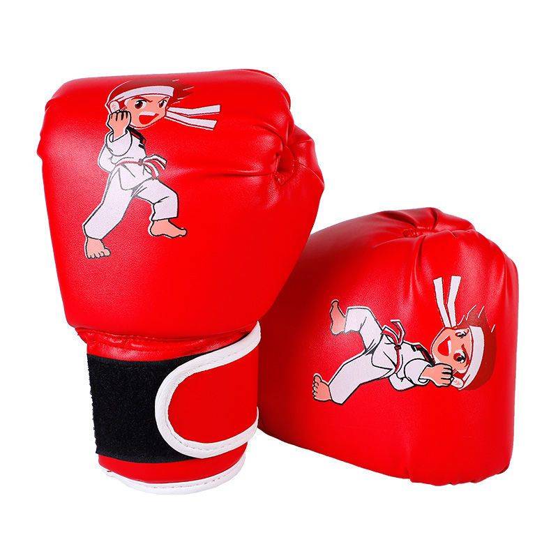 Red cartoon taekwondo 4-12 years old