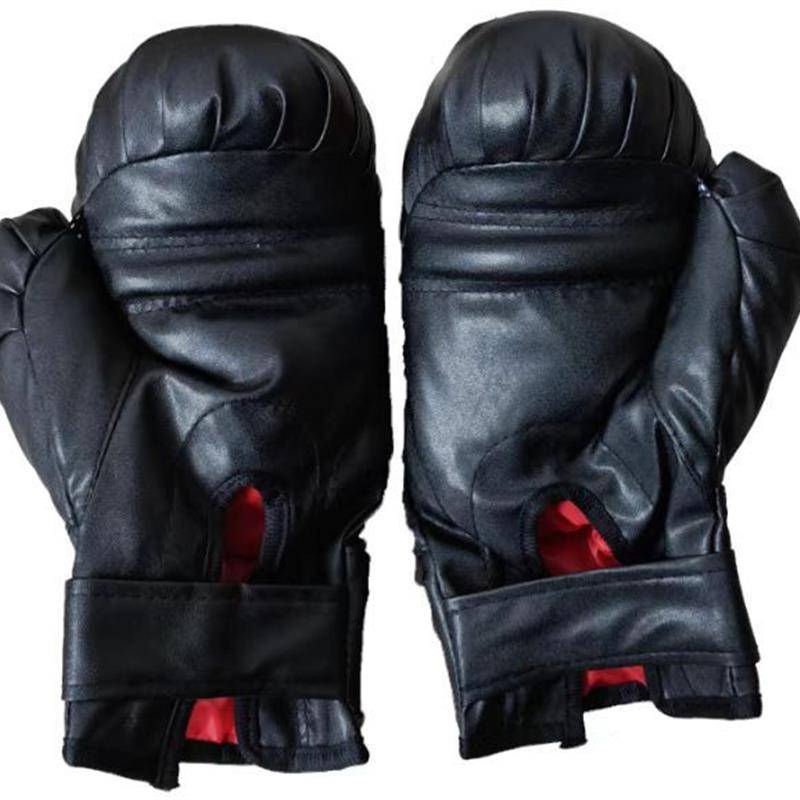 Normal adult boxing. Black