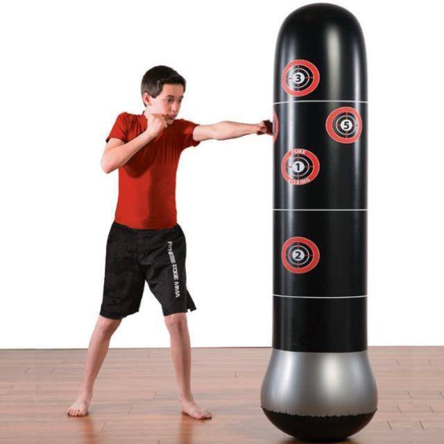 Large explosive toy fighting children's equipment manufacturers spot Sanda boxing children pillar pillar inflatable thick model