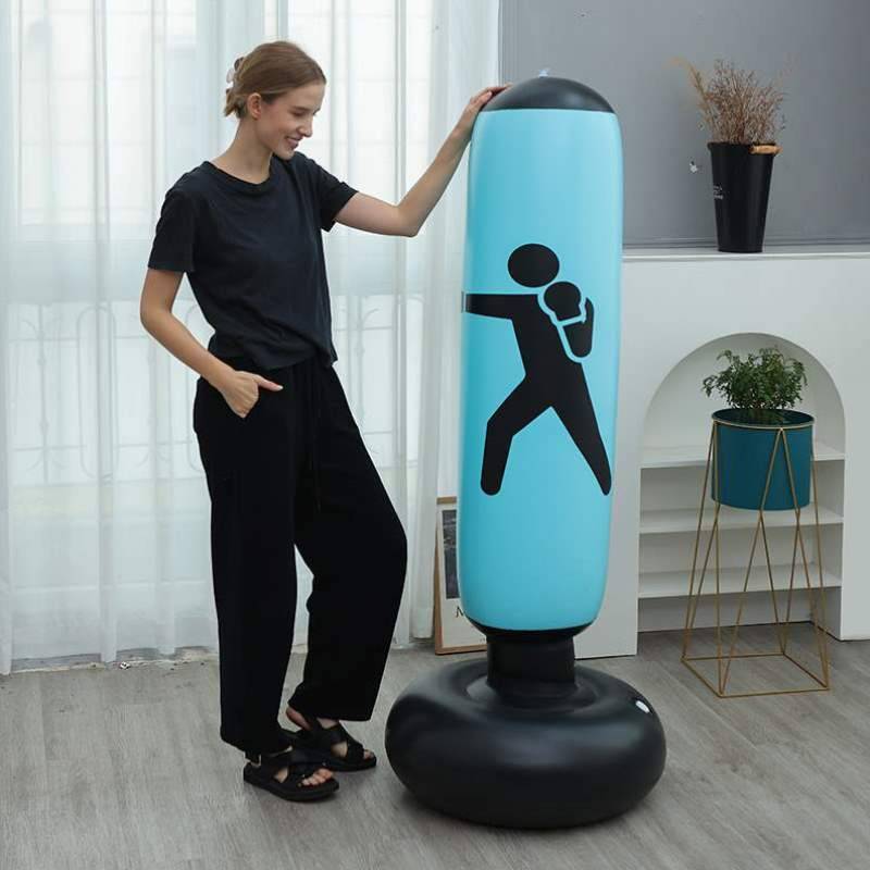 Large equipment Children inflatable decompression and inflatable sandbags Children strike pillar toy pressure boxing are thick!