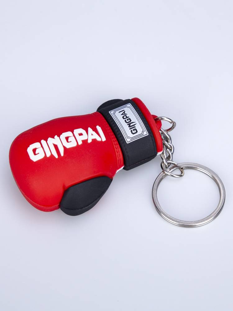 Small gloves, keychain, boxing decorative pendant box boxing gloves, mini cartoons soft glue keychain