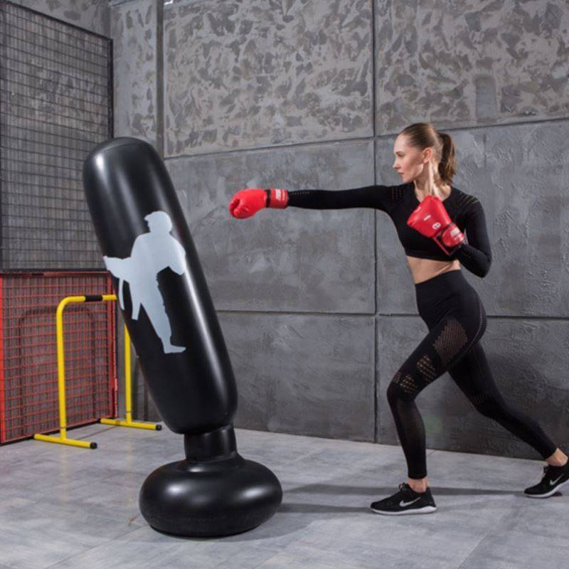 Fighting vertical explosion training device Children inflatable boxing column Sanja equipment manufacturer pressure thickened gas bag bag