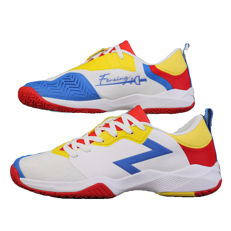 Zhang brand new fencing shoes Mondrian adult children's wear -resistant anti -slip and shock -absorbing professional fencing competition training shoes