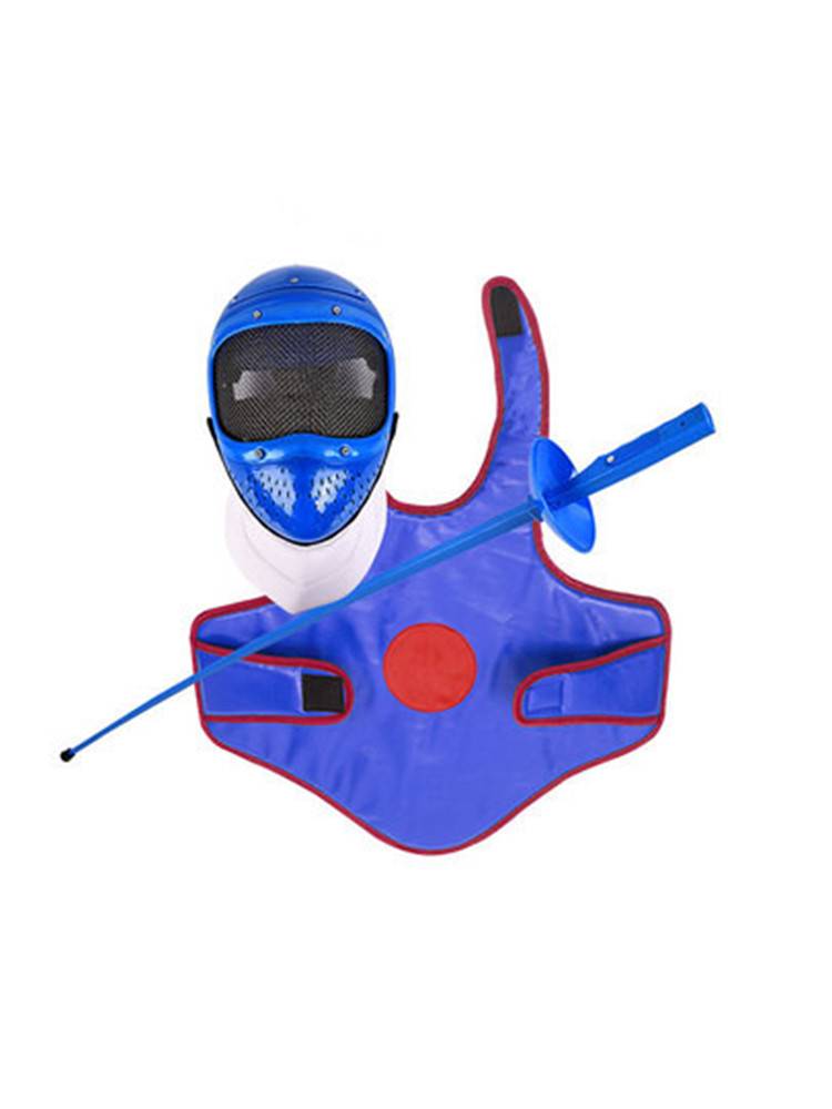 Fencing Equipment Children's Plastic Sword Mask three -piece set of first -school enlightenment equipment exported to European and American quality