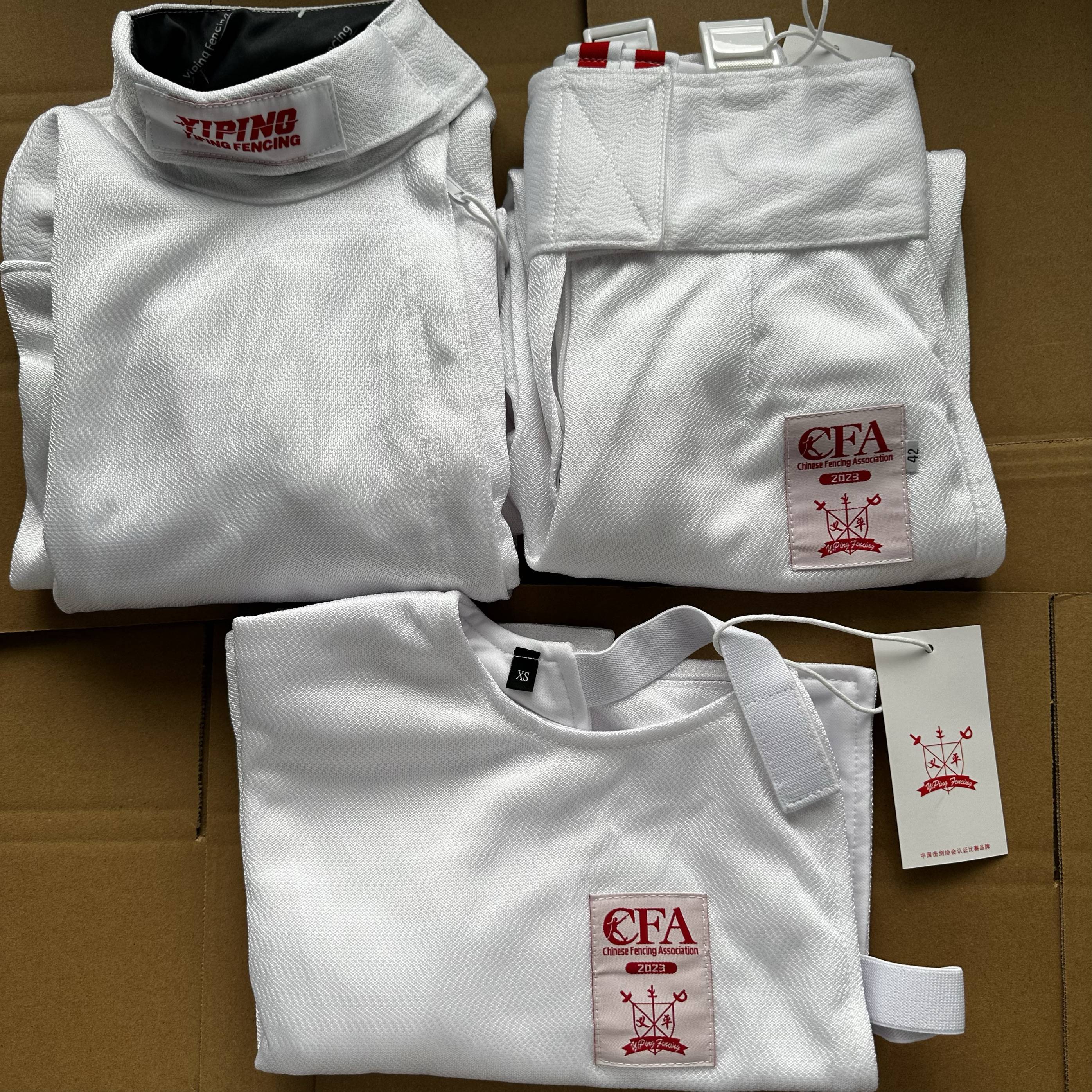CFA certification ice firing swordsman 450N/900N children's adult new fencing protection service can be contestable
