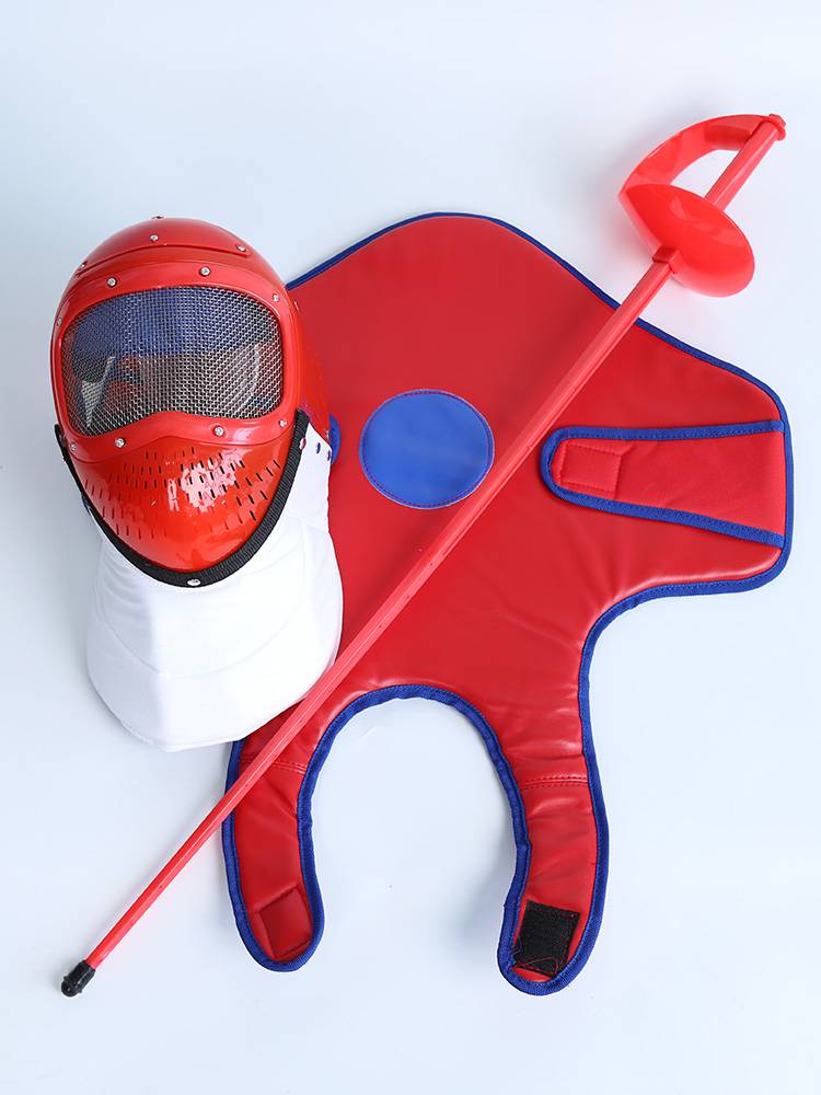 Fencing Clothing Primary School Enlightenment Children Training Plastic Equipment Set Children's Fencing Server Three -piece Set
