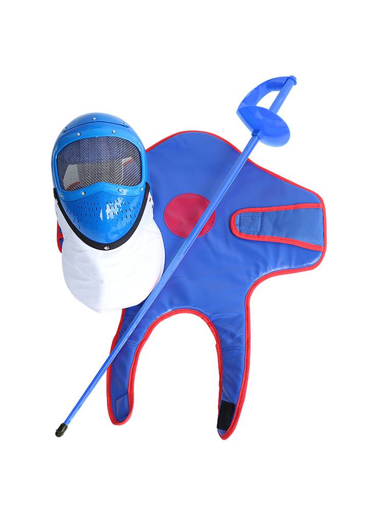 Fencing Clothing Primary School Enlightenment Children Training Plastic Equipment Set Children's Fencing Server Three -piece Set