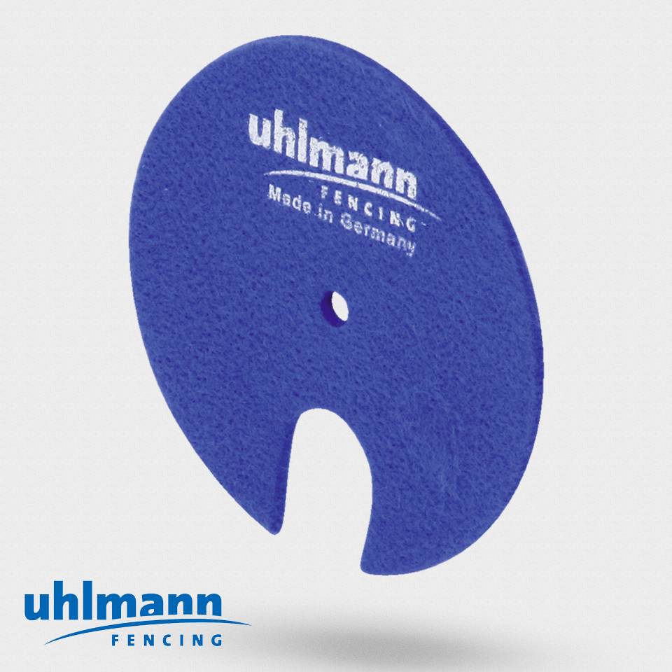 Spot German genuine UHLMANN professional fencing equipment: Children's flower wearing sword sword hand plate pads with holes