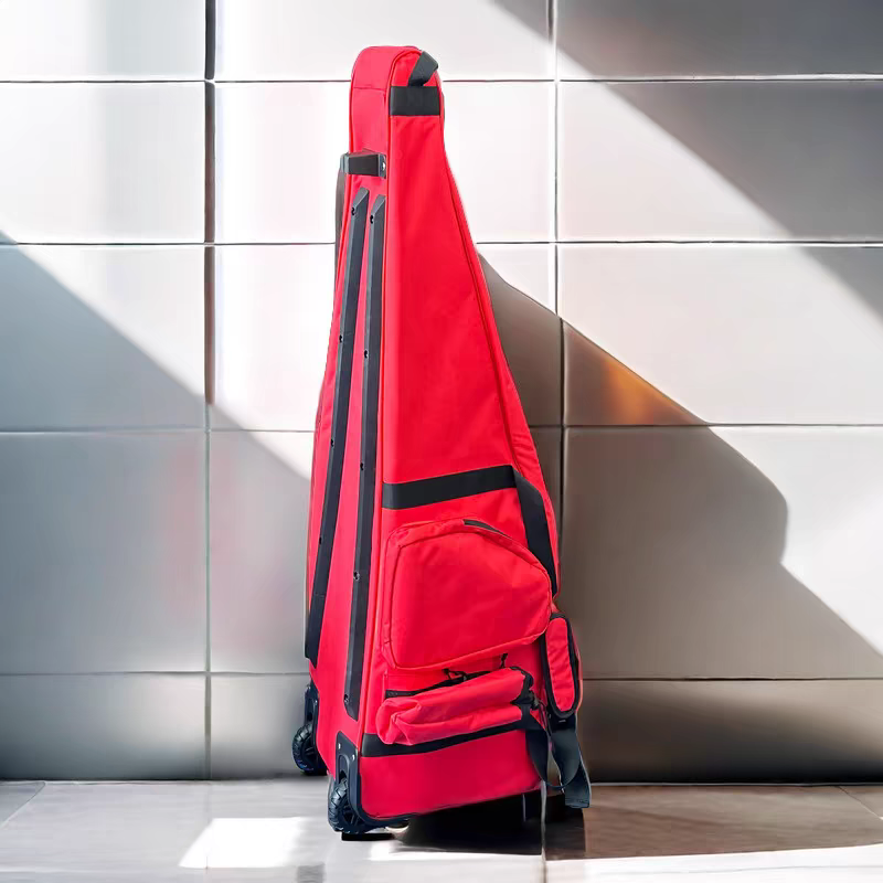 The fencing sword bag small roller bag can stand on the stand and can put a whole set of equipment lever smooth fencing contest tie bag