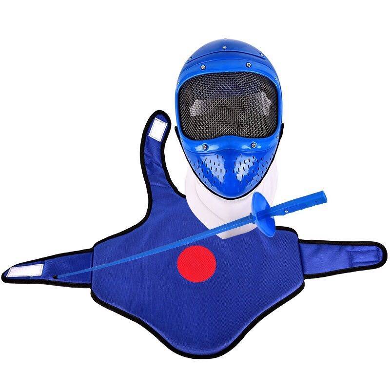 Fencing equipment Children's fencing plastic equipment three -piece children's fencing training three -piece fencing set