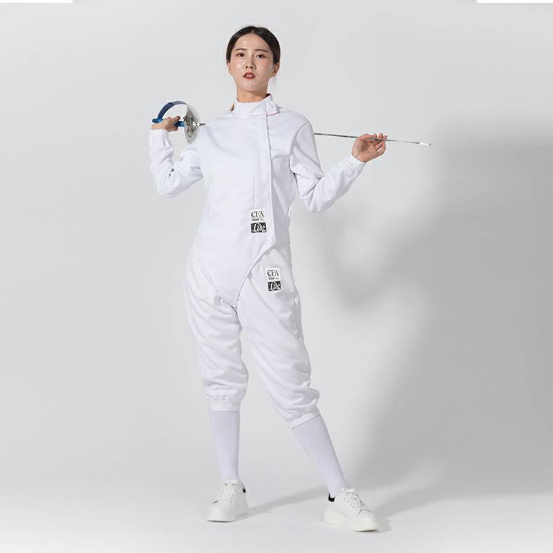 Fencing clothing set Children adult three -piece 350N 350N training special CFA certification special neutrality