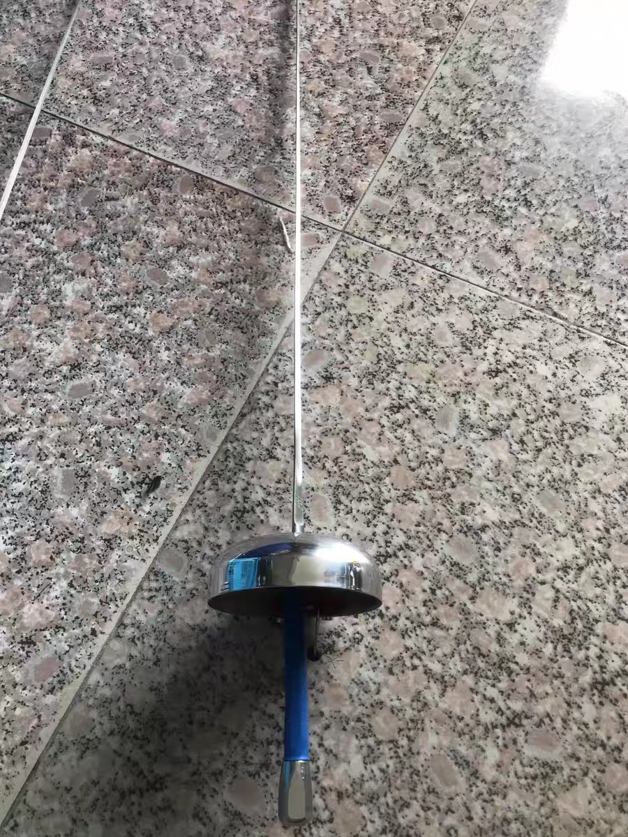 The child's right hand is trained in a heavy sword