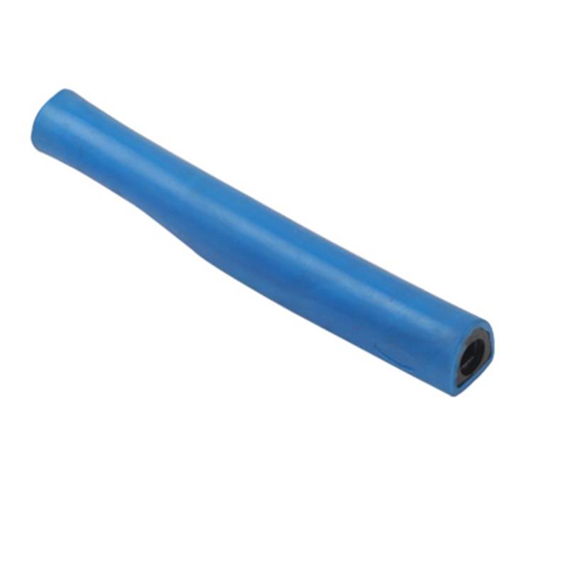 Blue handle on swords - child right hand