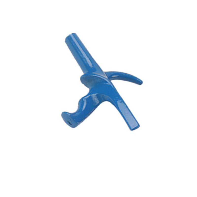 Blue handle of the sword - left hand of the child
