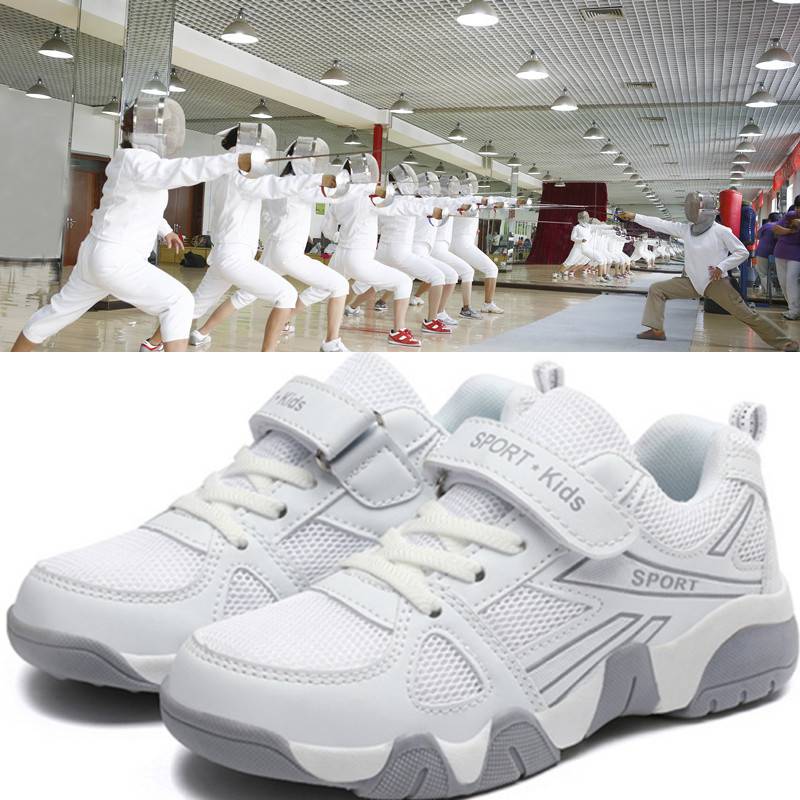 Free -free sword shoe anti -slider training shoes children's fencing sports small size set swordsman competition actually technical shoes