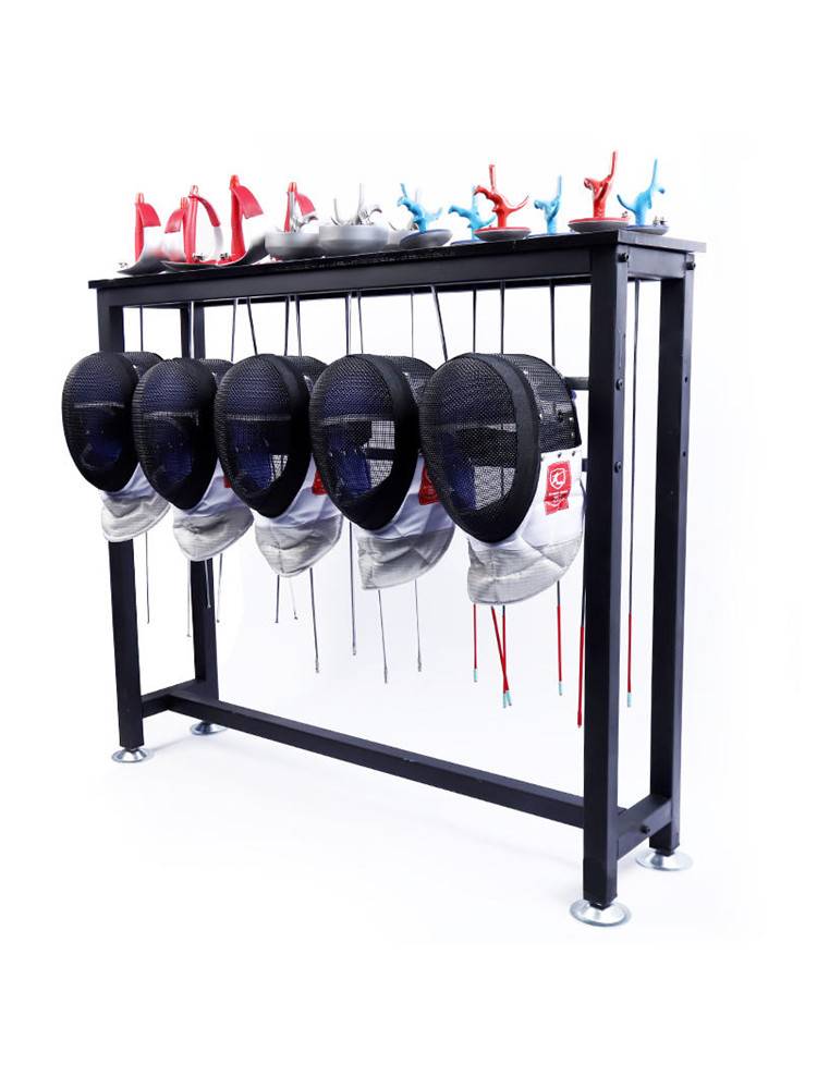 Fencing equipment Sword shelf table sword weapon standing material shelf helmet mask placing table items export quality