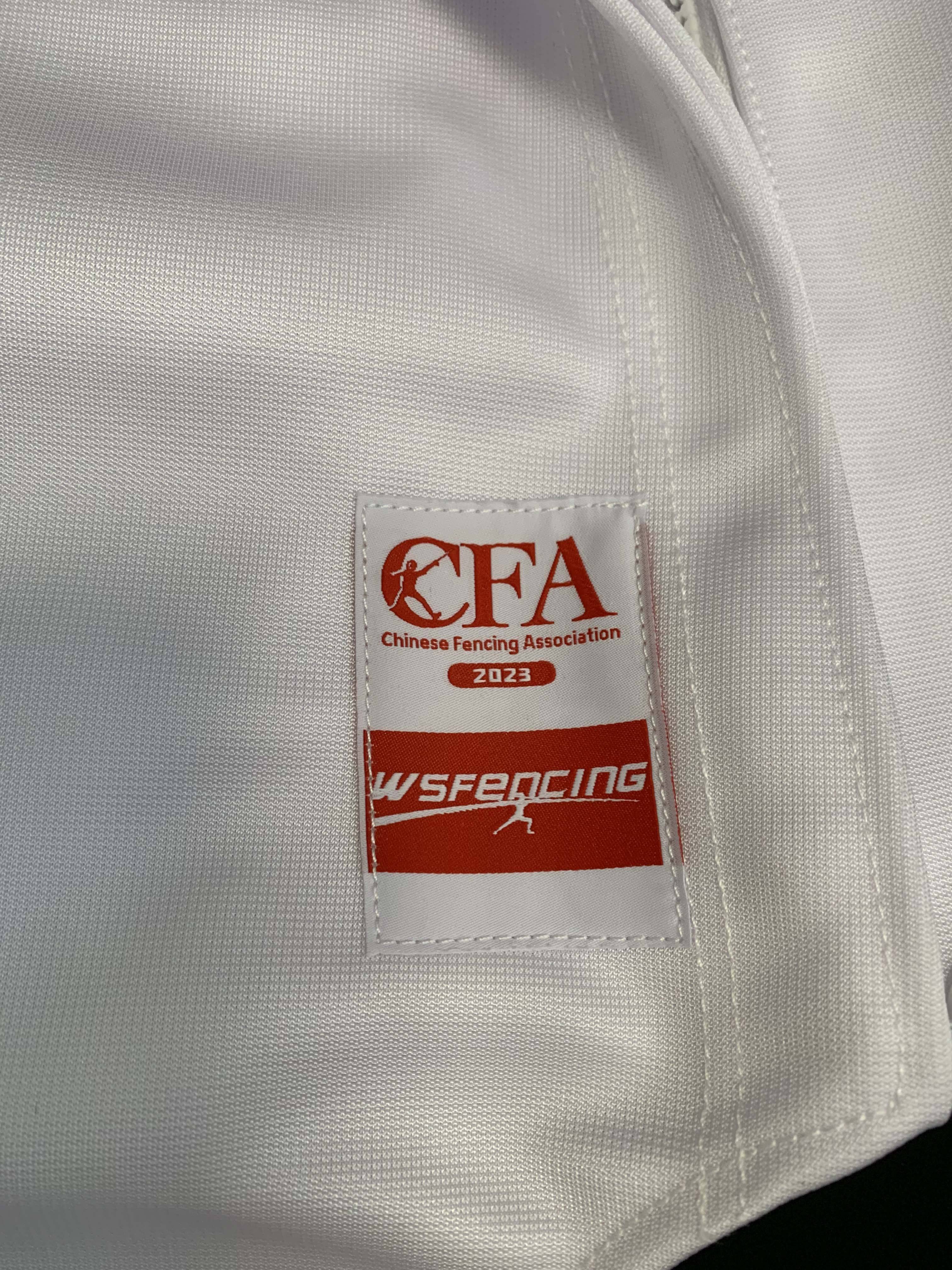 2023CFA new score fencing sword service shirt 450N/900N can be thickened by new ice silk anti -thicker in the country